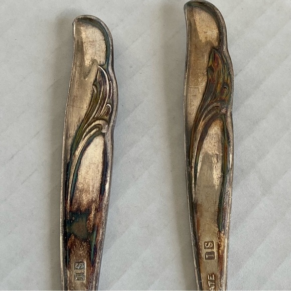 Rogers Bros Exquisite Silverplate Reinforced Forks 2 Forks - Picture 8 of 10